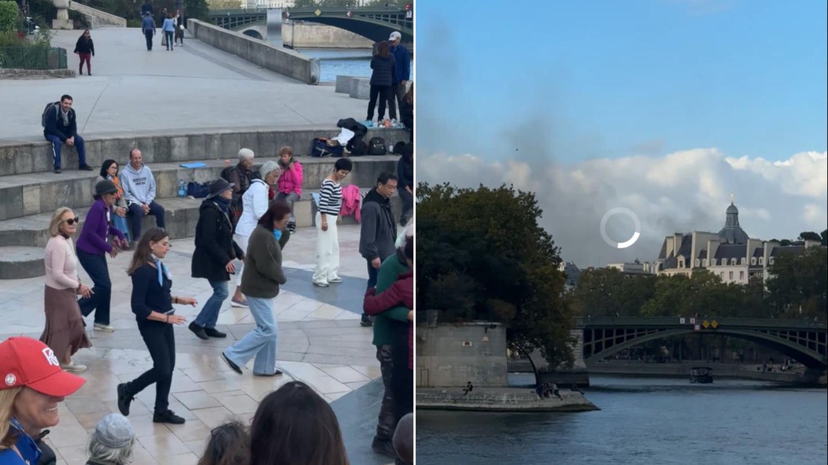 Paris protestoları: Bir yanda yangın diğer yanda dans görüntüleri gündem oldu